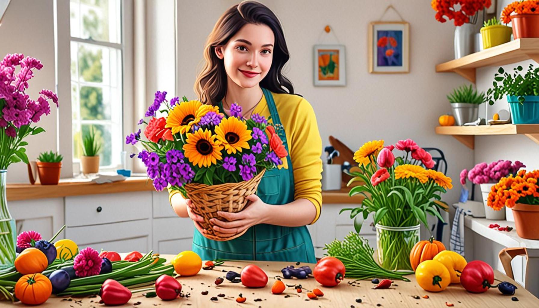 How to Harvest Flowers with Care: Tips to Extend the Life of Plants and Beautify Your Home